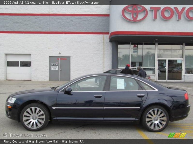 Night Blue Pearl Effect / Black/Amaretto 2006 Audi A8 4.2 quattro
