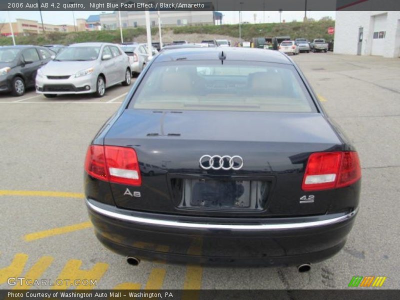 Night Blue Pearl Effect / Black/Amaretto 2006 Audi A8 4.2 quattro