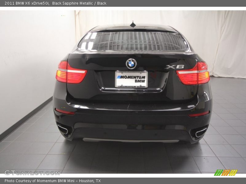 Black Sapphire Metallic / Black 2011 BMW X6 xDrive50i