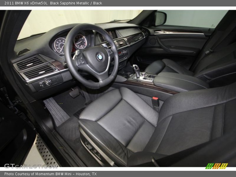 Black Sapphire Metallic / Black 2011 BMW X6 xDrive50i