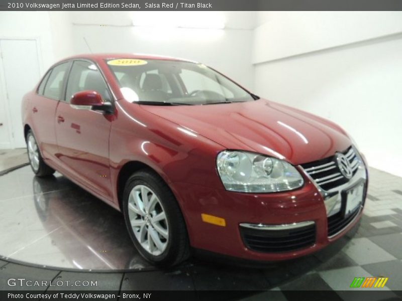 Salsa Red / Titan Black 2010 Volkswagen Jetta Limited Edition Sedan