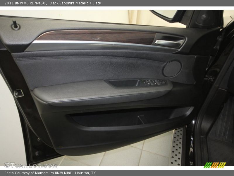 Black Sapphire Metallic / Black 2011 BMW X6 xDrive50i