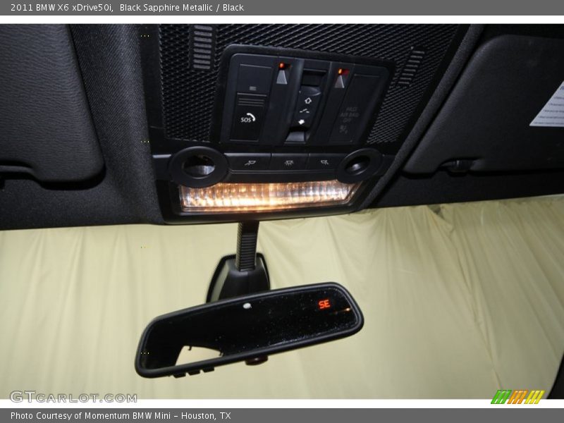 Black Sapphire Metallic / Black 2011 BMW X6 xDrive50i