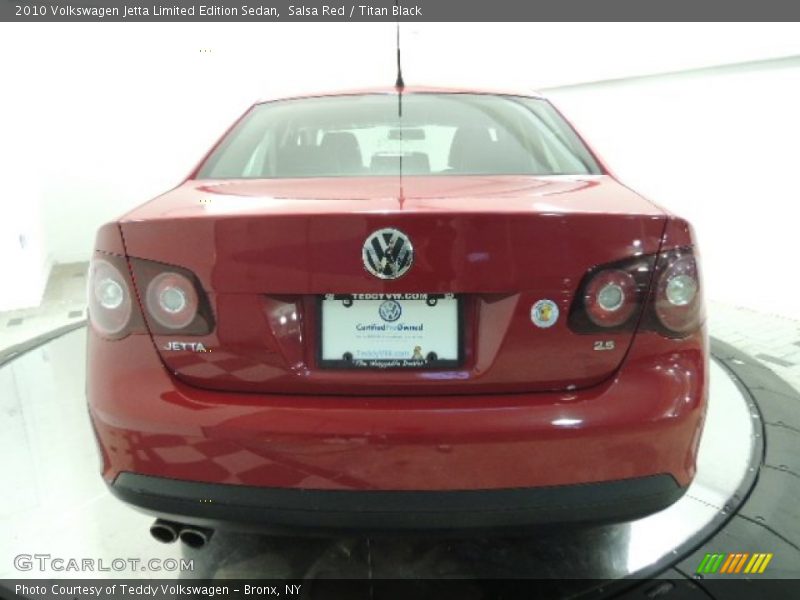 Salsa Red / Titan Black 2010 Volkswagen Jetta Limited Edition Sedan