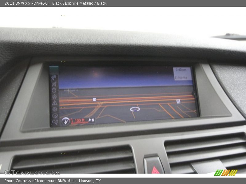 Black Sapphire Metallic / Black 2011 BMW X6 xDrive50i