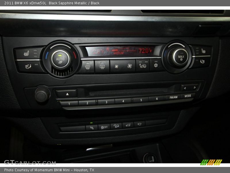 Black Sapphire Metallic / Black 2011 BMW X6 xDrive50i