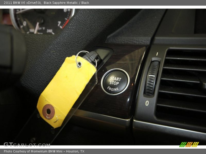 Black Sapphire Metallic / Black 2011 BMW X6 xDrive50i