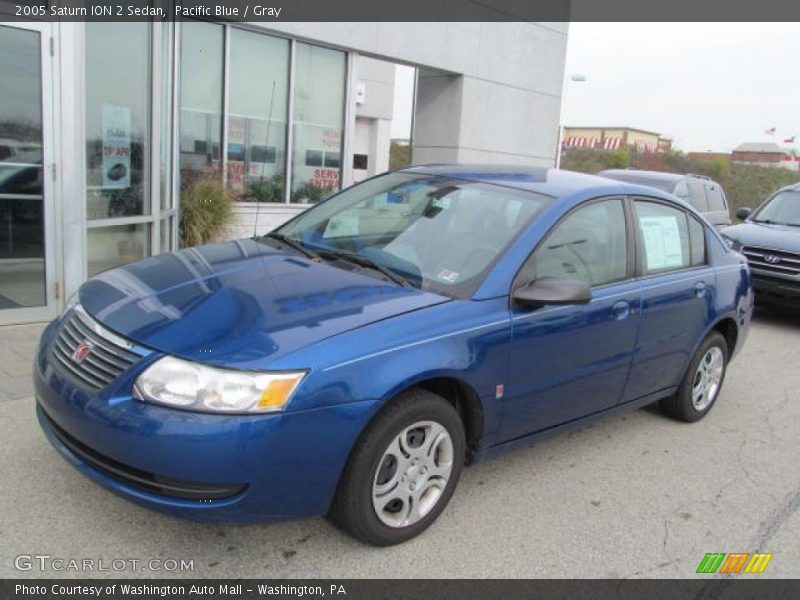 Pacific Blue / Gray 2005 Saturn ION 2 Sedan