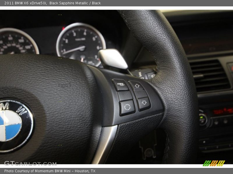 Black Sapphire Metallic / Black 2011 BMW X6 xDrive50i