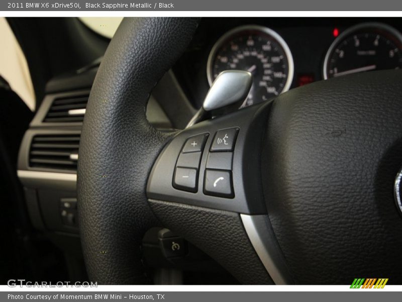 Black Sapphire Metallic / Black 2011 BMW X6 xDrive50i