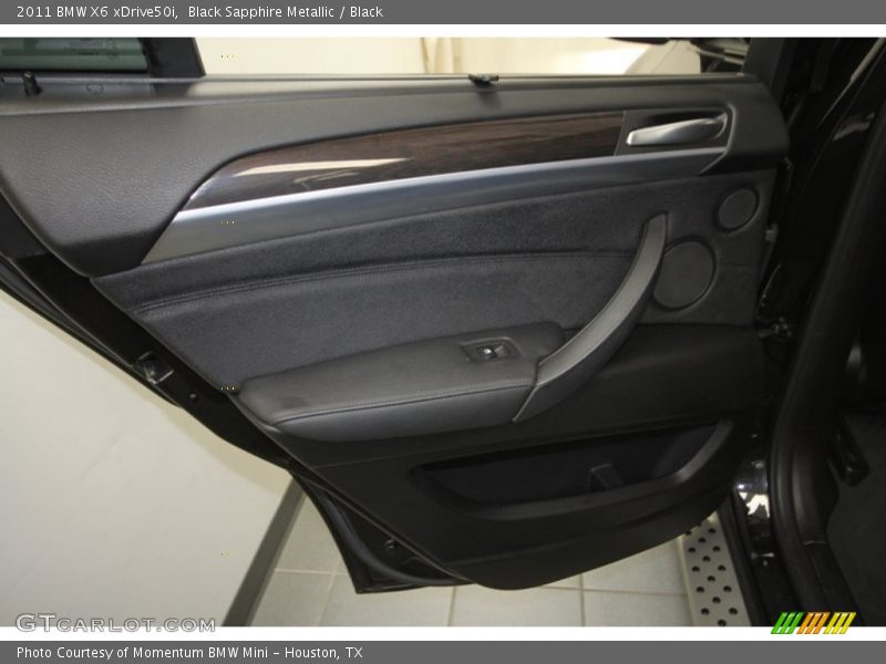 Black Sapphire Metallic / Black 2011 BMW X6 xDrive50i