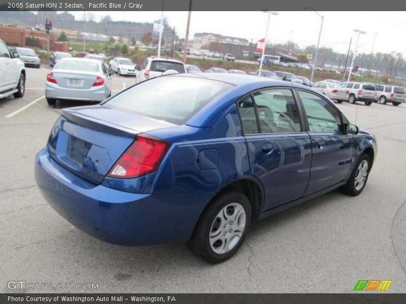 Pacific Blue / Gray 2005 Saturn ION 2 Sedan