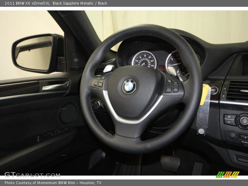 Black Sapphire Metallic / Black 2011 BMW X6 xDrive50i