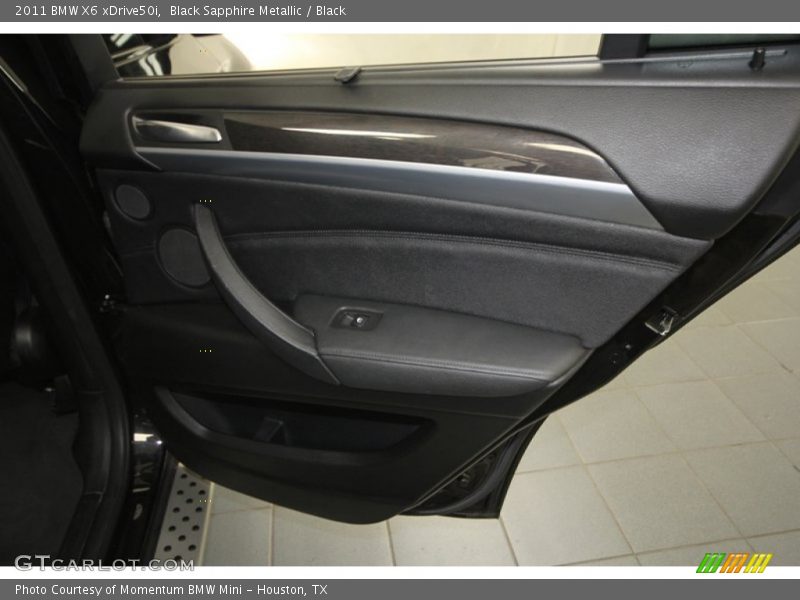 Black Sapphire Metallic / Black 2011 BMW X6 xDrive50i