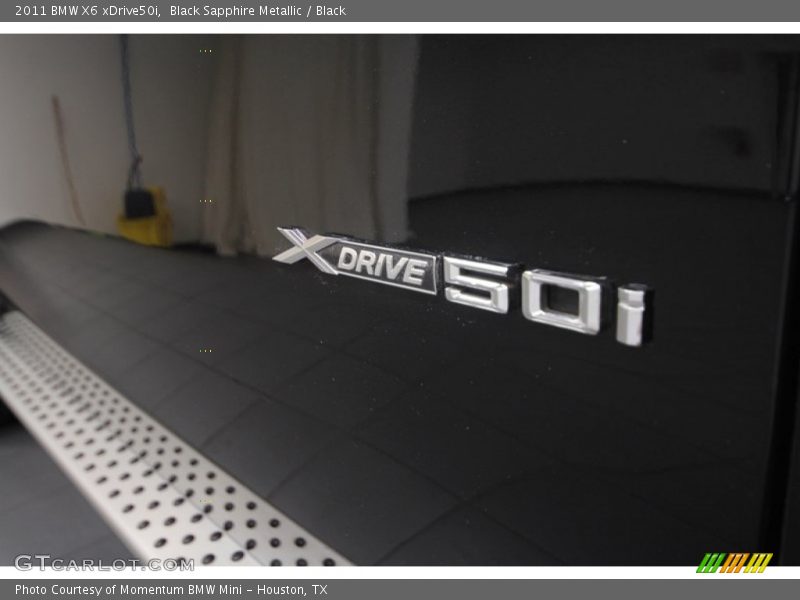 Black Sapphire Metallic / Black 2011 BMW X6 xDrive50i