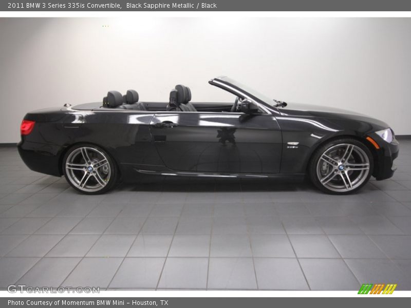 Black Sapphire Metallic / Black 2011 BMW 3 Series 335is Convertible