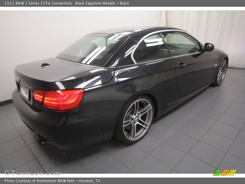 Black Sapphire Metallic / Black 2011 BMW 3 Series 335is Convertible