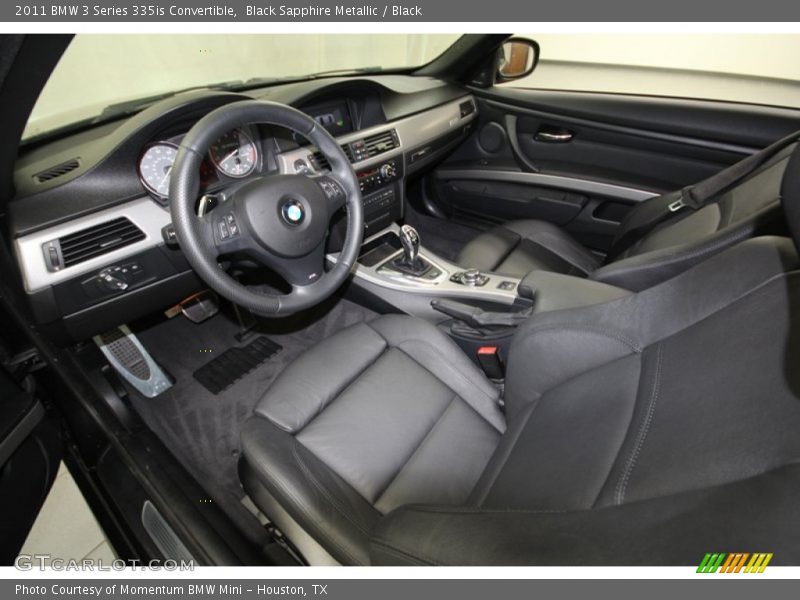 Black Sapphire Metallic / Black 2011 BMW 3 Series 335is Convertible