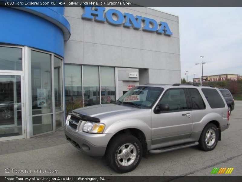 Silver Birch Metallic / Graphite Grey 2003 Ford Explorer Sport XLT 4x4