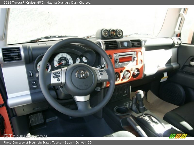Magma Orange / Dark Charcoal 2013 Toyota FJ Cruiser 4WD