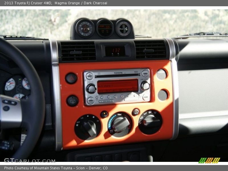 Magma Orange / Dark Charcoal 2013 Toyota FJ Cruiser 4WD