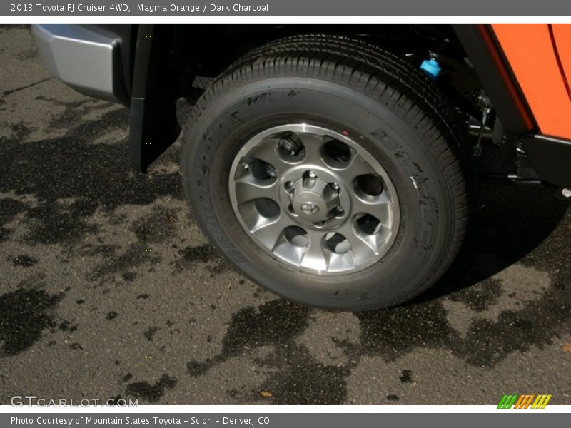 Magma Orange / Dark Charcoal 2013 Toyota FJ Cruiser 4WD