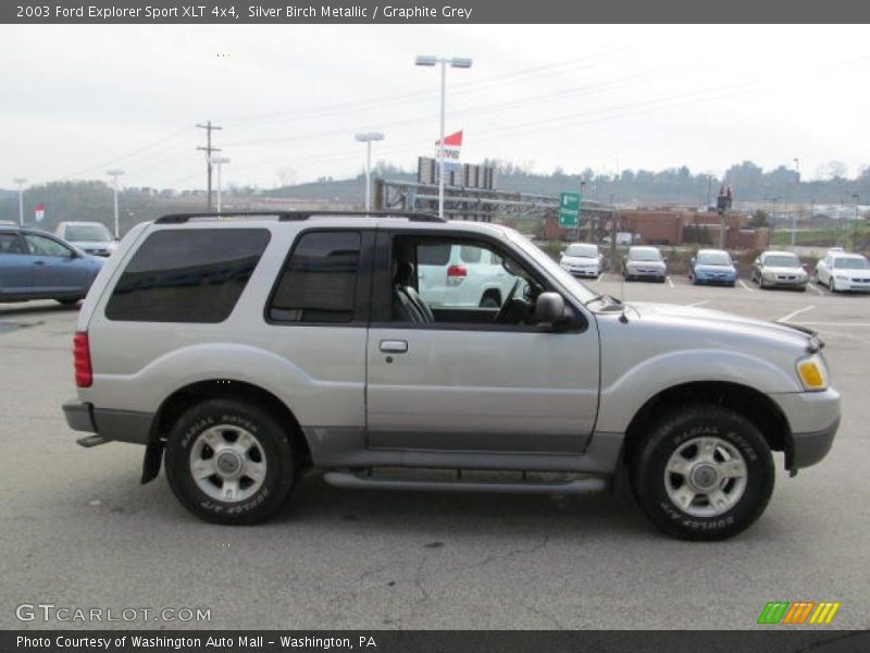 Silver Birch Metallic / Graphite Grey 2003 Ford Explorer Sport XLT 4x4