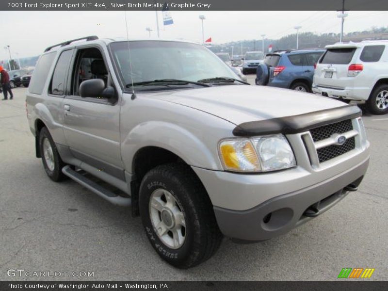 Silver Birch Metallic / Graphite Grey 2003 Ford Explorer Sport XLT 4x4