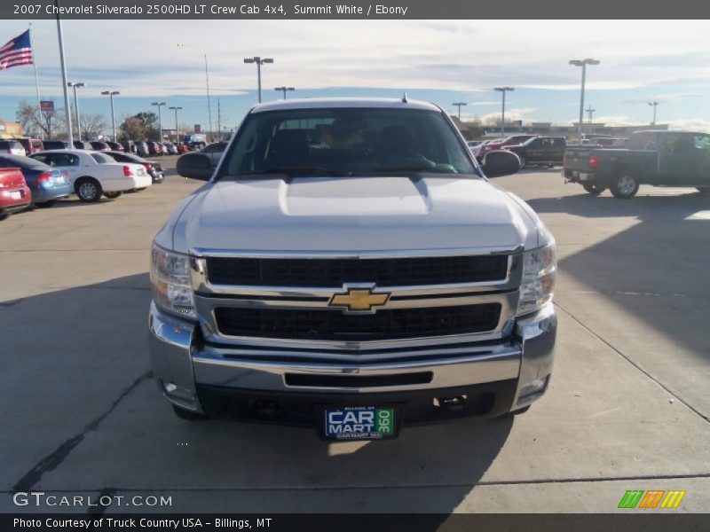 Summit White / Ebony 2007 Chevrolet Silverado 2500HD LT Crew Cab 4x4