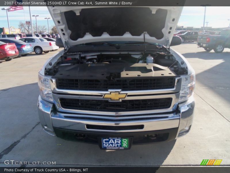 Summit White / Ebony 2007 Chevrolet Silverado 2500HD LT Crew Cab 4x4