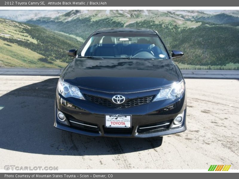 Attitude Black Metallic / Black/Ash 2012 Toyota Camry SE