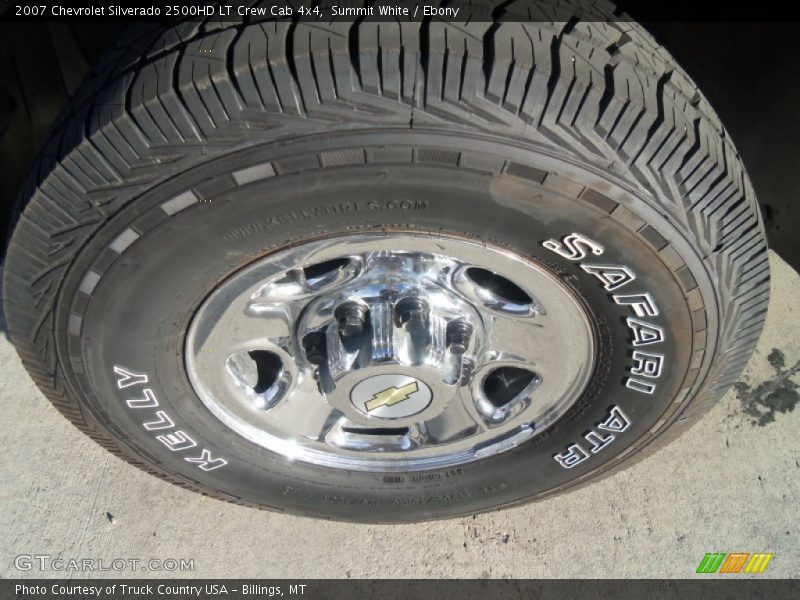 Summit White / Ebony 2007 Chevrolet Silverado 2500HD LT Crew Cab 4x4