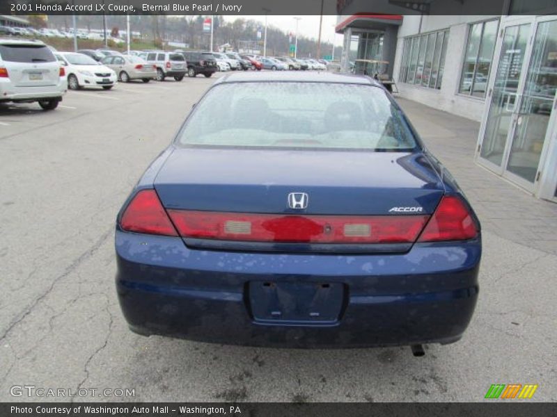 Eternal Blue Pearl / Ivory 2001 Honda Accord LX Coupe