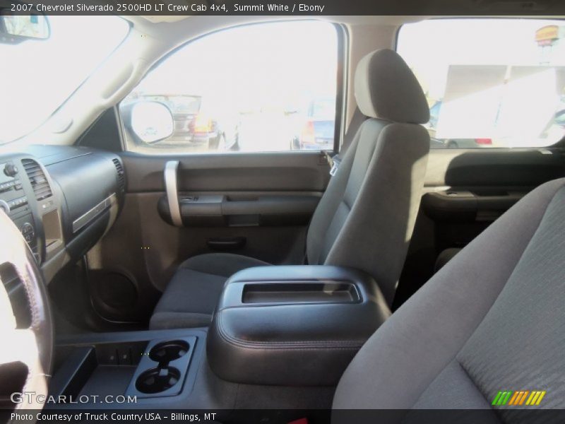 Summit White / Ebony 2007 Chevrolet Silverado 2500HD LT Crew Cab 4x4