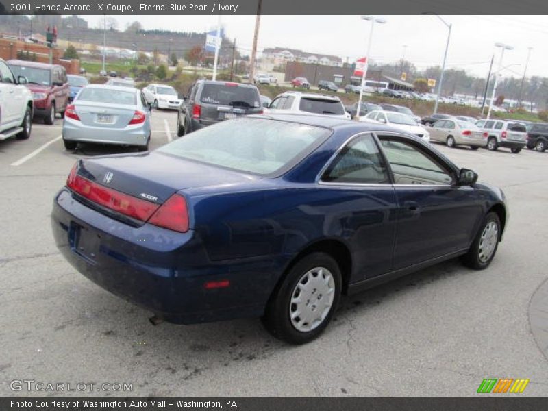 Eternal Blue Pearl / Ivory 2001 Honda Accord LX Coupe