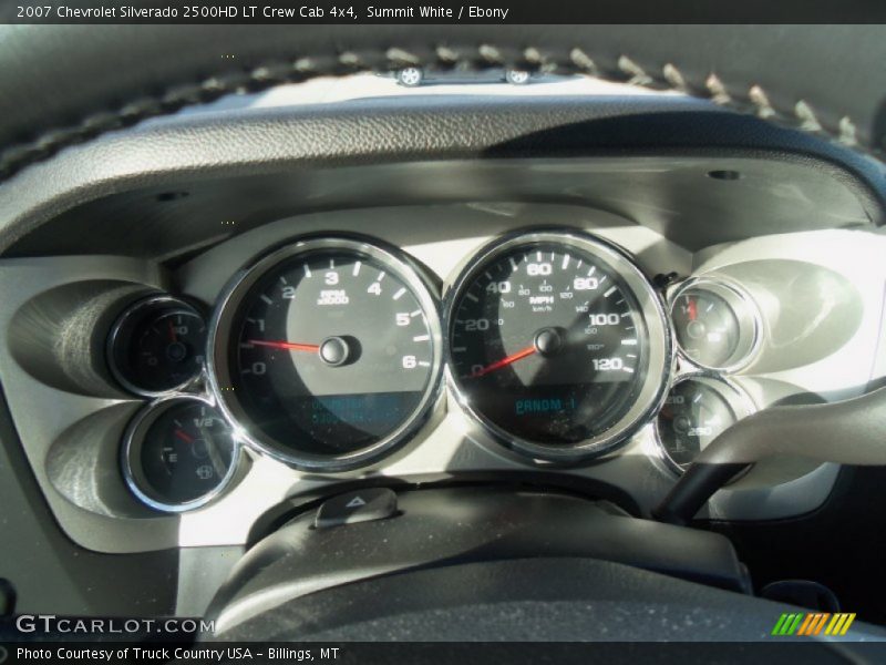Summit White / Ebony 2007 Chevrolet Silverado 2500HD LT Crew Cab 4x4