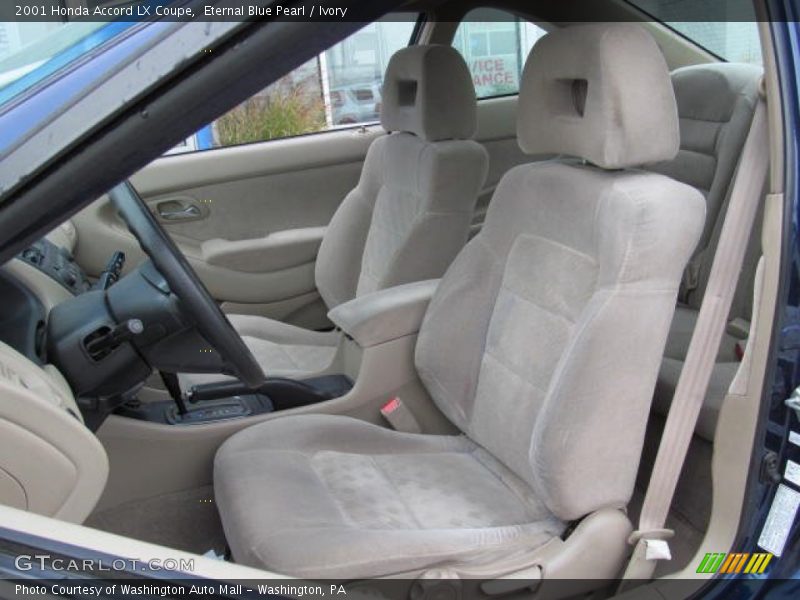 Front Seat of 2001 Accord LX Coupe