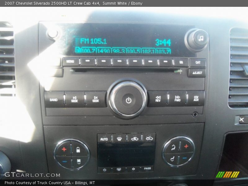 Summit White / Ebony 2007 Chevrolet Silverado 2500HD LT Crew Cab 4x4