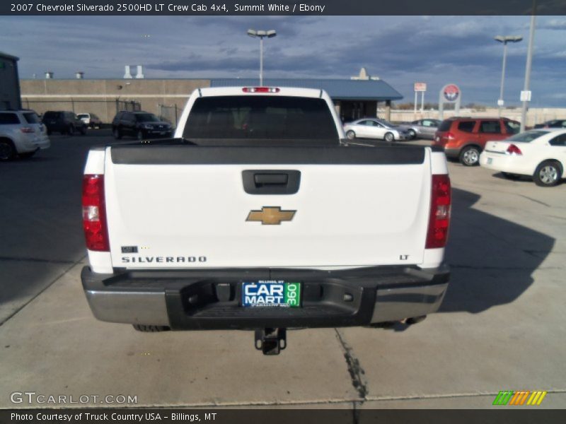 Summit White / Ebony 2007 Chevrolet Silverado 2500HD LT Crew Cab 4x4