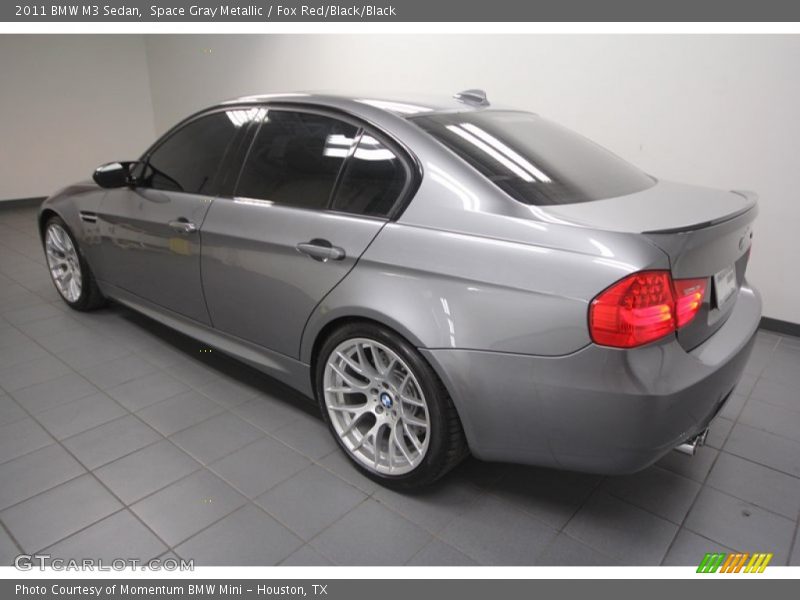 Space Gray Metallic / Fox Red/Black/Black 2011 BMW M3 Sedan