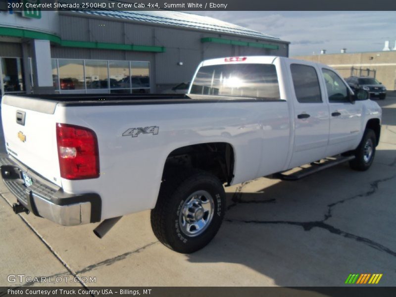 Summit White / Ebony 2007 Chevrolet Silverado 2500HD LT Crew Cab 4x4