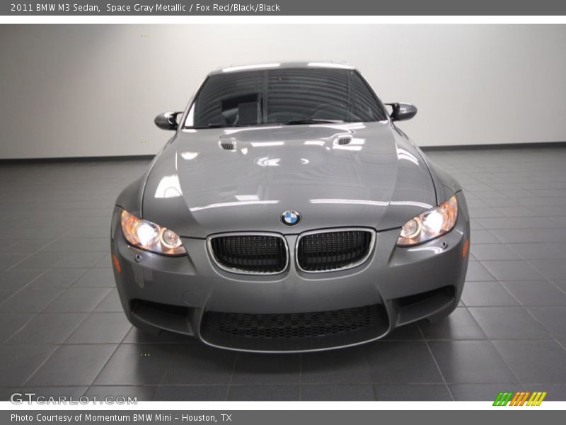 Space Gray Metallic / Fox Red/Black/Black 2011 BMW M3 Sedan