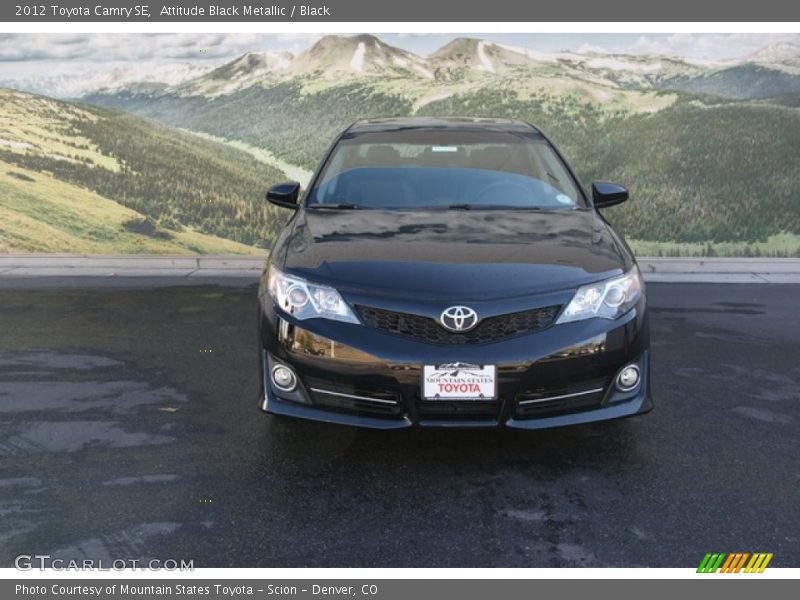 Attitude Black Metallic / Black 2012 Toyota Camry SE