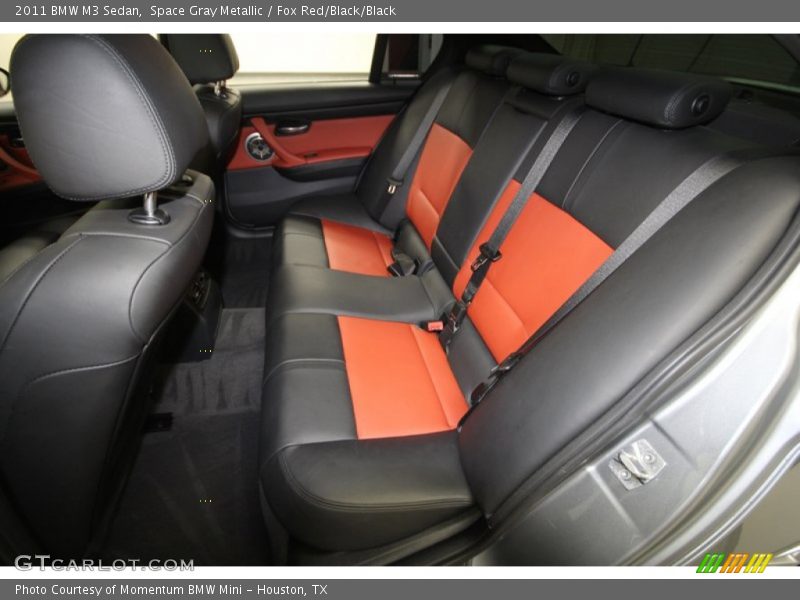 Space Gray Metallic / Fox Red/Black/Black 2011 BMW M3 Sedan