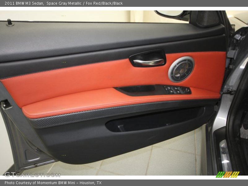 Space Gray Metallic / Fox Red/Black/Black 2011 BMW M3 Sedan