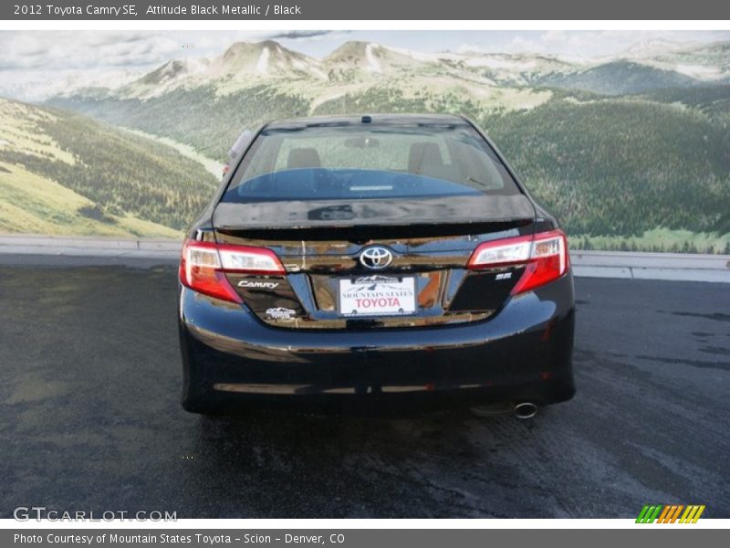 Attitude Black Metallic / Black 2012 Toyota Camry SE