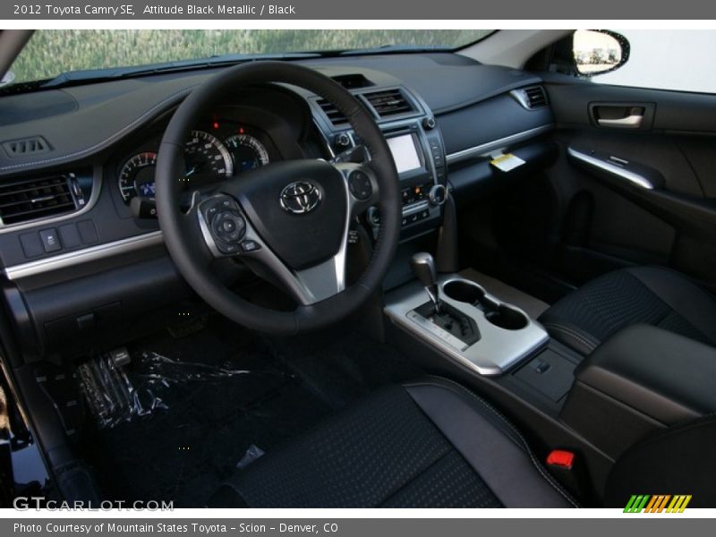 Attitude Black Metallic / Black 2012 Toyota Camry SE