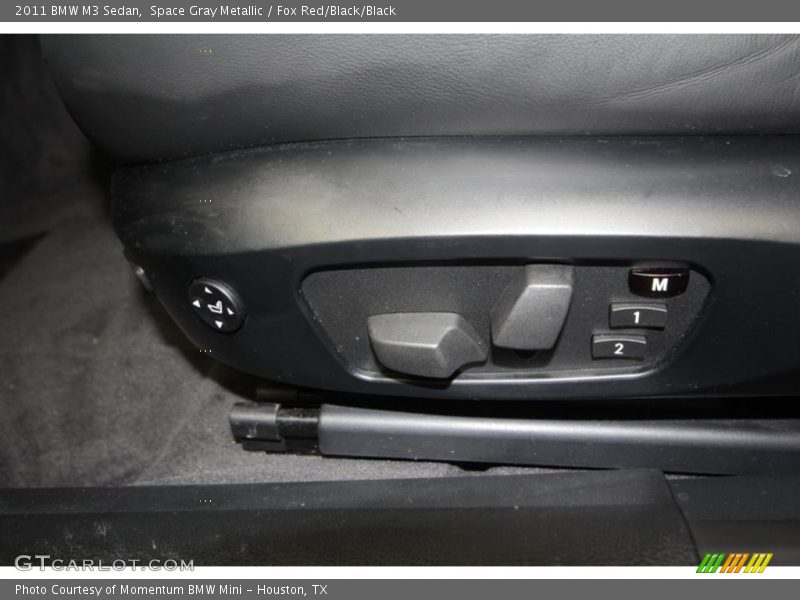 Space Gray Metallic / Fox Red/Black/Black 2011 BMW M3 Sedan