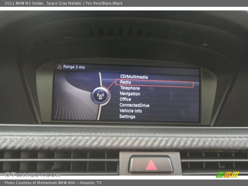 Space Gray Metallic / Fox Red/Black/Black 2011 BMW M3 Sedan