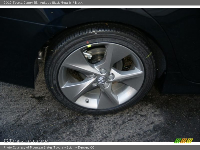 Attitude Black Metallic / Black 2012 Toyota Camry SE